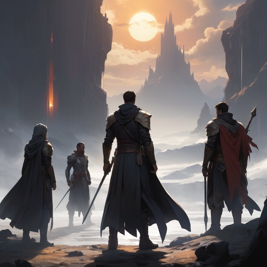 Diverse characters in concept art for compelling characters