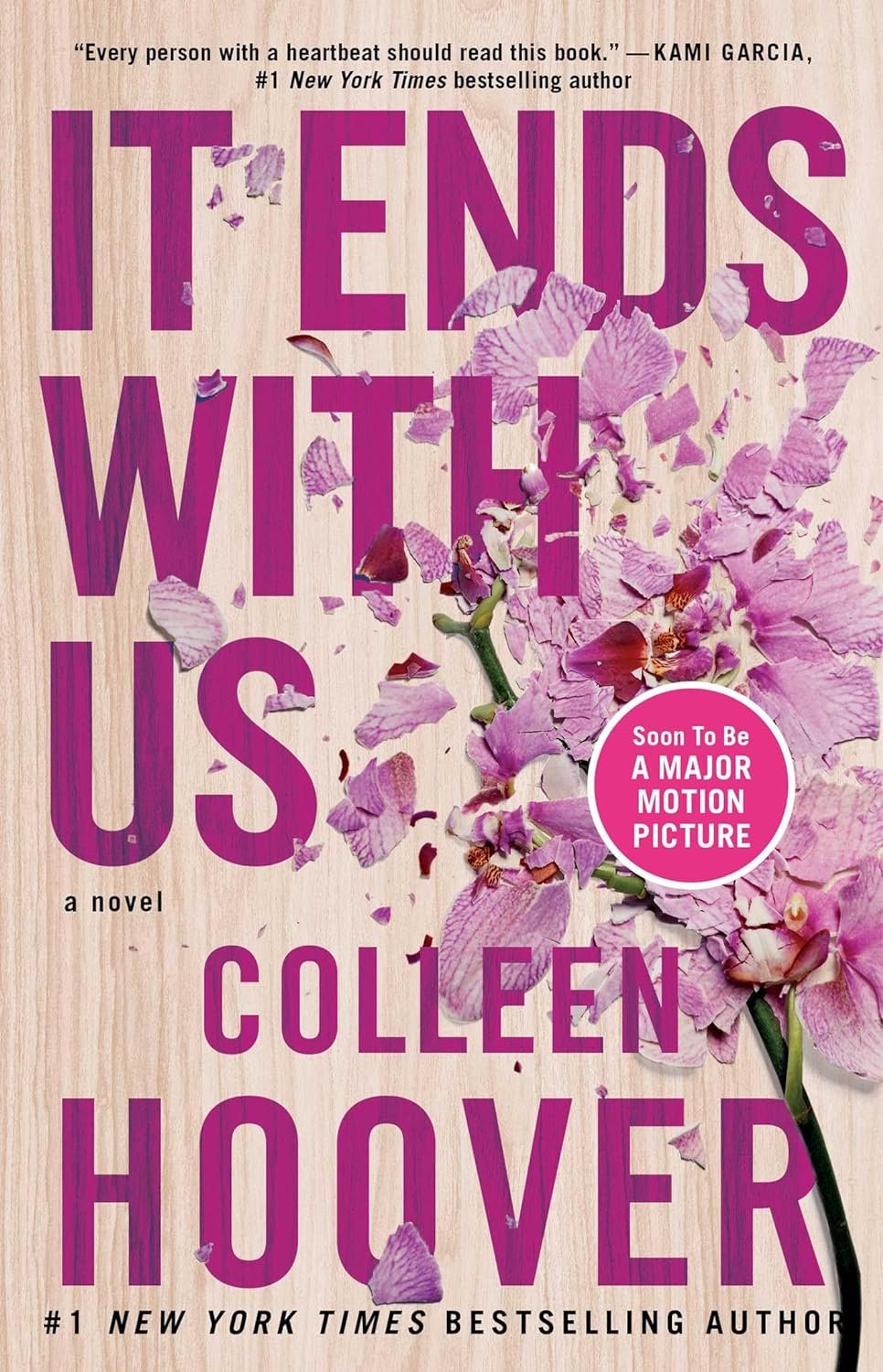book cover for it ends with us by Colleen Hoover